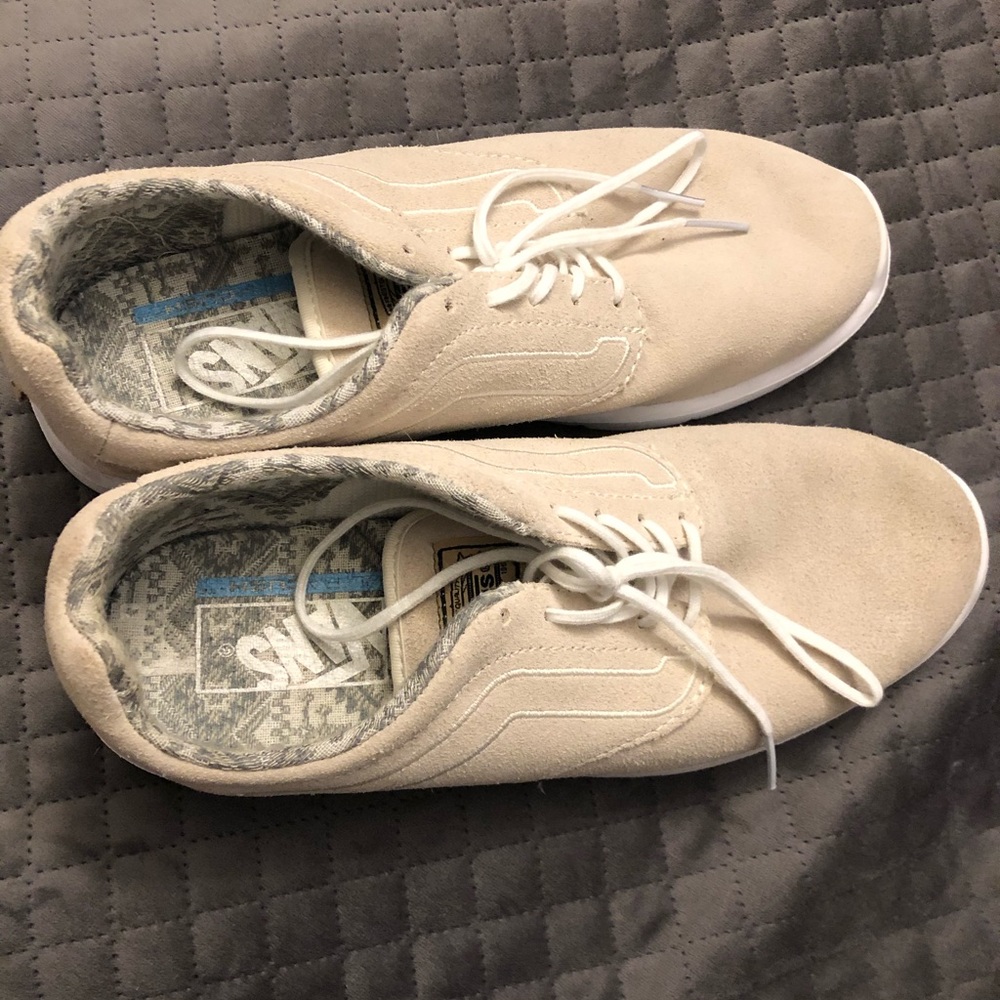 Vans nude colored shoes